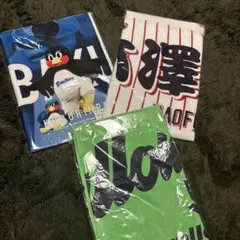レトロ風つば九郎 フェイスタオル3枚セット - メルカリ