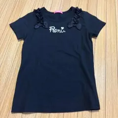 RONI 150 リボン付き Tシャツ 黒 ブラックのサムネイル