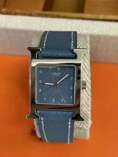 2026年最新】HERMES 文字盤カラー：ブルー 腕時計(クォーツ)の人気