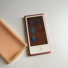 Apple iPod nano 第7世代 ピンク 本体カバー付き【動作確認済】