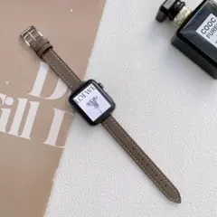 アップルウォッチ Applewatch レザーベルト 本革 モカブラウンバンド
