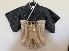 ベビー袴 袴ロンパース cottoli 男の子 80 お宮参り お食い初め