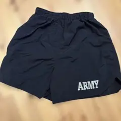 US アーミー　ARMY IPFU ナイロンショーツ s 黒のサムネイル