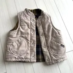 アプレレクール　ベビー ベスト リバーシブル　80-90cm