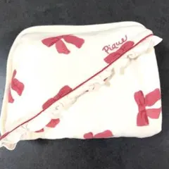 【即完売】【確実正規品】ジェラートピケ　リボン柄　ブランケット　おくるみ