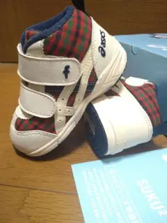 asics Familiaコラボ　 チェック柄 スニーカー　14センチ