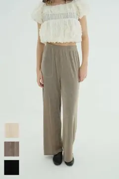 CLANE BRIGHT JERSEY PANTS BEIGE size2