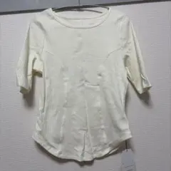 mysty woman リブ半袖カットソー