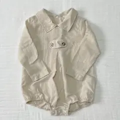 韓国子供服 モンベベ ロンパース ブラウス 18-24m