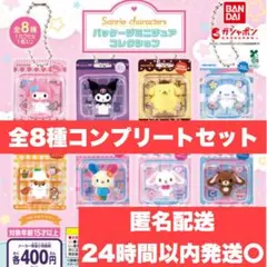 【コンプセット‼️】 サンリオキャラクターズ パッケージミニチュアコレクション