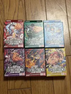 ONE PIECE カードゲーム スタートデッキ 6種セット ルフィ ゾロ ニカ