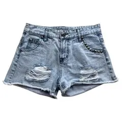 00s y2k 平成 スタッズ デニム ショートパンツ ギャル フェアリー