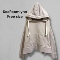 SeaRoomlynn シールームリン 裏毛ショートパーカー綿100％ ベージュのサムネイル