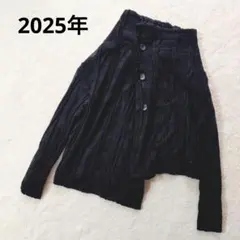 Y's YOHJI YAMAMOTO チェックジャガードアシメジャケット 2のサムネイル