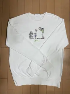 【LEFT ALONE】刺繍入りバルーンスウェット