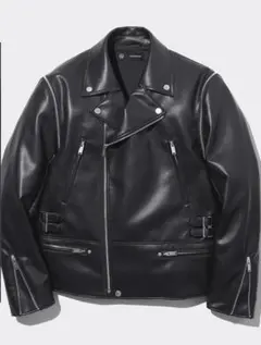 GU×UNDERCOVER 2WAYライダースジャケット L 新品 黒