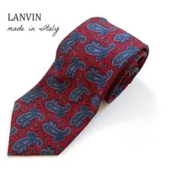 LANVIN ランバン　ネクタイ イタリア製　ペーズリー