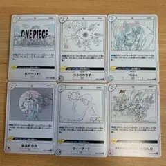 Anime25th】6種 コンプリートセット ワンピースカード 原作楽曲 - メルカリ