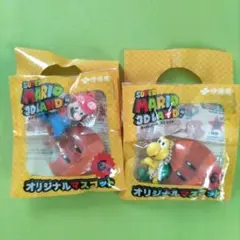 新品スーパーマリオ3Dランド マスコットキーホルダー 2個セット