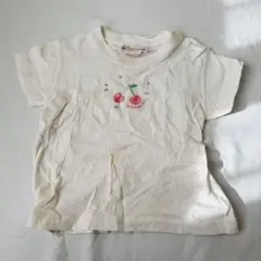 Bonpoint チェリー柄 Tシャツ 18M