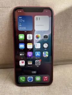 【美品】iPhoneXR レッド 64GB SIMフリー