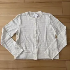 GU コンパクトカーディガン オフホワイト M