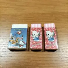 希少　レトロ　当時物　キティ　消しゴムセット
