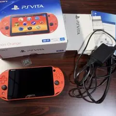 PCH-200オレンジ PS Vita 本体 メモリーカード 説明書 充電器付き