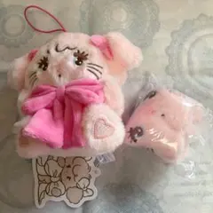 mikko characters 抱きしめおリボンマスコット＆巾着 キャミー