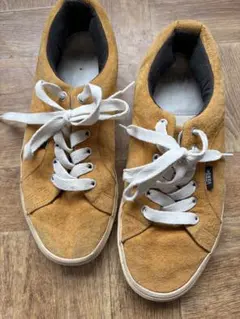 VANS ランピン　スエード スニーカー イエローのサムネイル