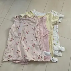 UNIQLO 100cm メッシュタンク2枚　半袖2枚セット