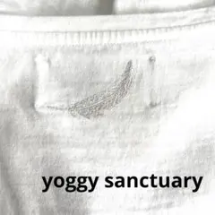 yoggy sanctuary ヨガウェア 羽刺繍 トップス カットソー