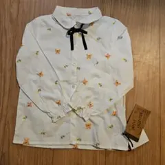 新品未使用☆INSECT COLLECTION 蝶と花柄シャツ
