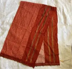 和装用ストール　レース　えんじ色　和装