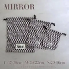 Semon 巾着袋 3点セット ミラー　セモンアパートメント