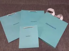 Tiffany 紙袋　ショッパー　ティファニー 4枚