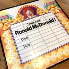 80年代　ロナルドマクドナルド　ストアディスプレイ　ポスター　アメトイ