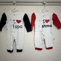 長袖 ロンパース 60 70 80 ベビー 服