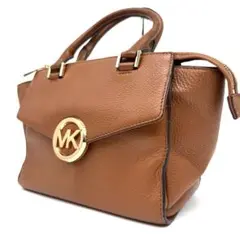 ✨極美品✨　マイルコース　MICHAEL KORS ハンドバック　革　茶色　ロゴ