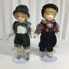 ヴィンテージ ミニチュア ビスク ドール セット - メルカリ
