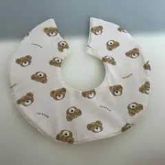 クマ柄円形スタイ futafuta