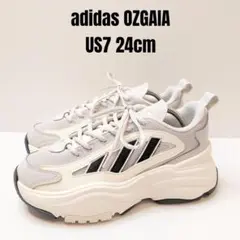 adidas OZGAIA アディダス オズガイア 24 グレー 厚底スニーカー