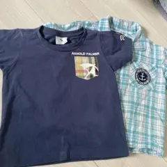 ARNOLD PALMER TシャツとEDWINチェックシャツセット
