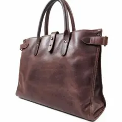 美品✨ETTINGER エッティンガー レザー ビジネス　トートバッグ 茶のサムネイル