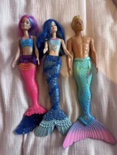 Barbie マーメイド 人形 3体セット
