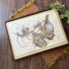 銅板 龍 レリーフ 鍛金 打ち出し 美術工芸品 縁起物 銅板 龍 レリーフ 鍛金 打ち出し 美術工芸品 縁起物 - メルカリ