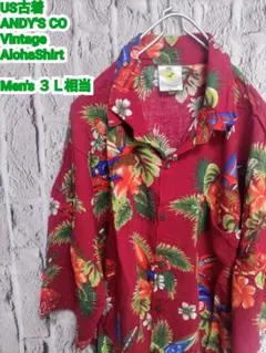 フォロー割 ANDY'S CO アロハシャツ ハワイアンシャツ クラシックカー