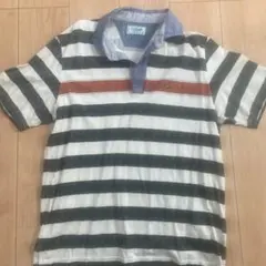 未使用 ポロシャツ ボーダー メンズ LLサイズ