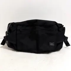 A402【美品】ポーター／タンカー　ヒップバッグ　ボディバッグ　ナイロン　黒 A402【美品】ポーター／タンカー ヒップバッグ ボディバッグ ナイロン
