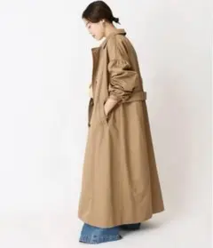 【新品】Spick&Span　トレンチコート　スプリングコート ロング ベージュ 2025年最新】U by SPICK&SPAN レディース トレンチコート